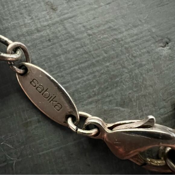 Sabika Multi Chain Layered Beaded Necklace - Picture 7 of 10